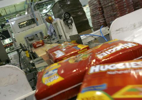 Foto de una de las plantas de Kimberly Clark.