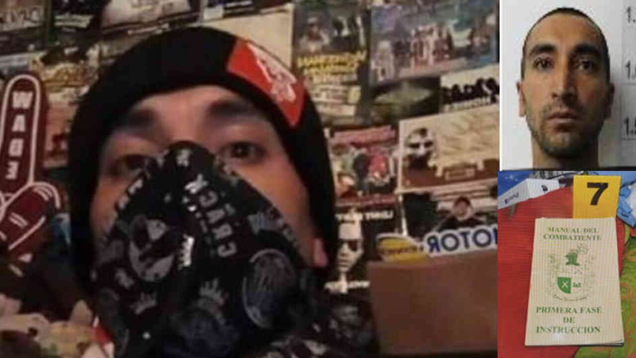 Carvajal Salgar, de 39 años, fue capturado y con él se halló un celular, el manual del combatiente “Primera fase de instrucción”