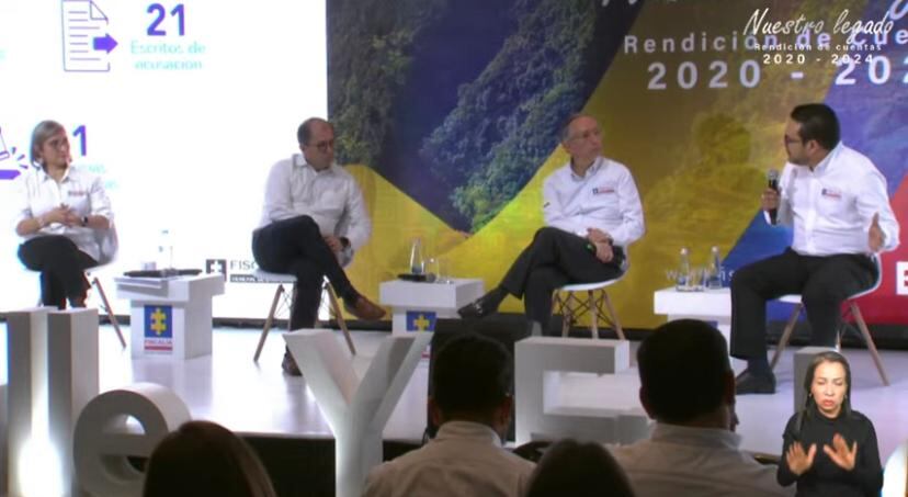 El fiscal Francisco Barbosa se reunió con la cúpula de la Fiscalía para entregar el balance de su gestión