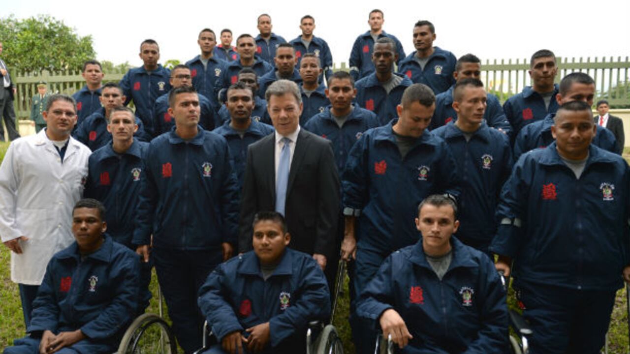 Este miércoles, el presidente Juan Manuel Santos inauguró en Medellín el Centro de Rehabilitación 'Héroes de Paramillo', una de cuyas especialidades es la de atender a los militares víctimas de las minas antipersona.