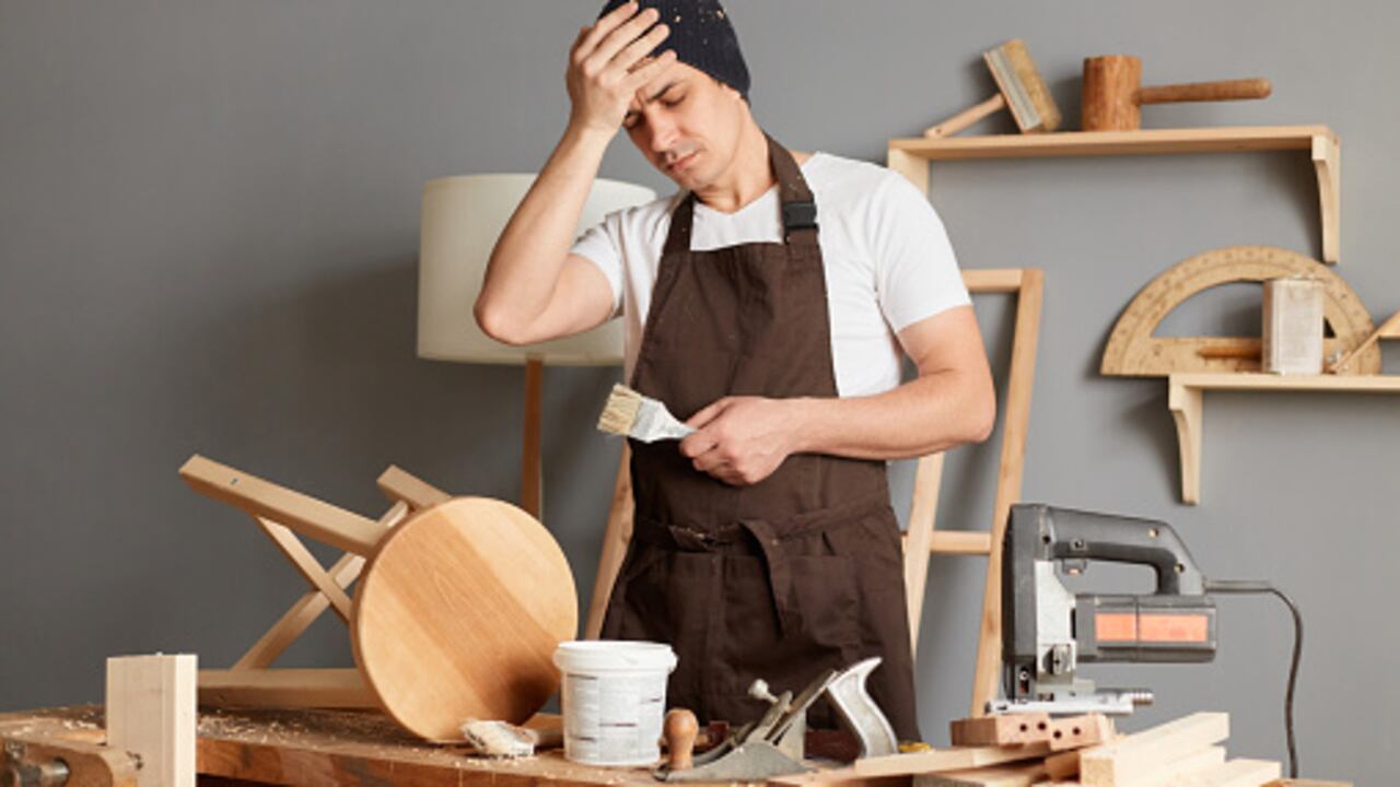 El olor a pintura fresca puede ocasionar dolor de cabeza.
