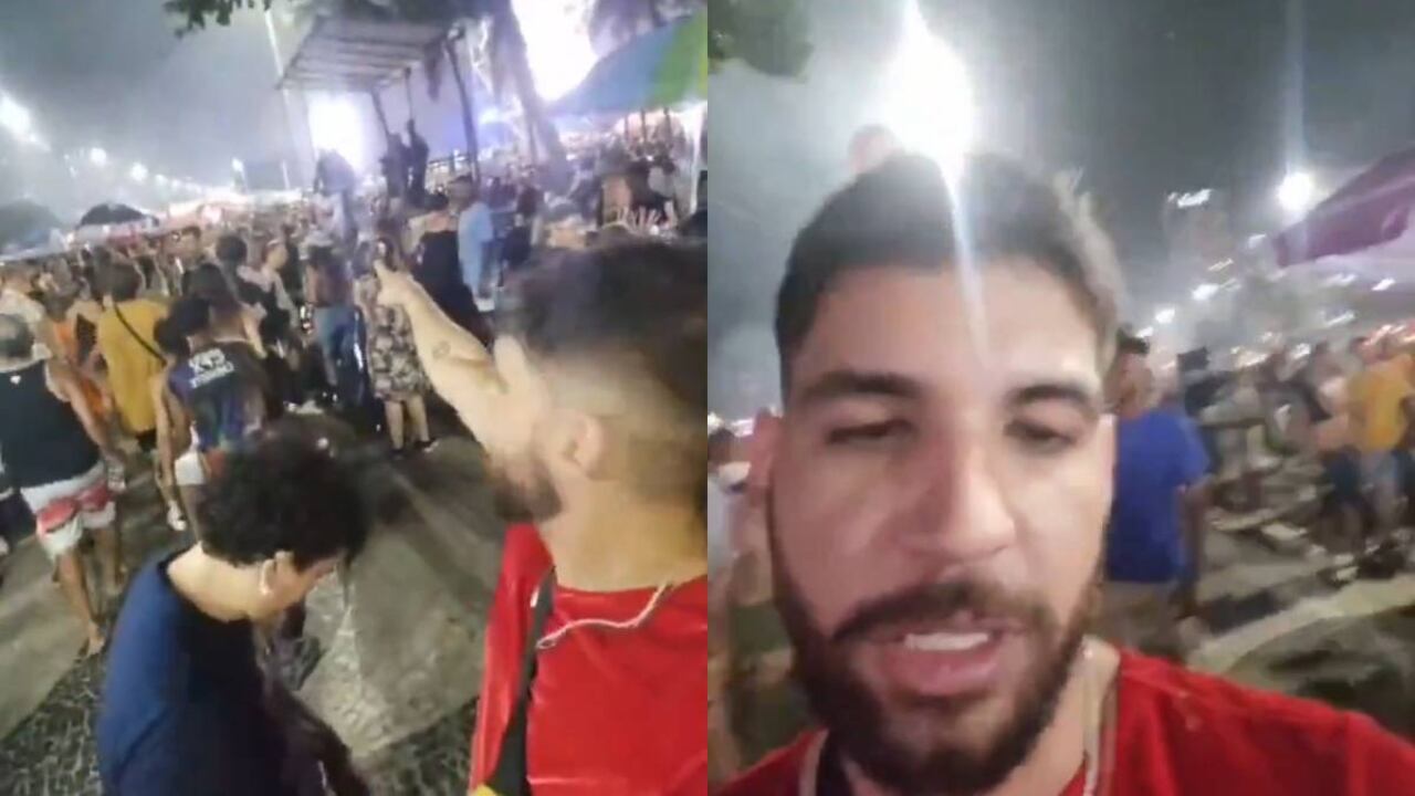 El hombre fue asaltado cuando mostraba el resultado del concierto