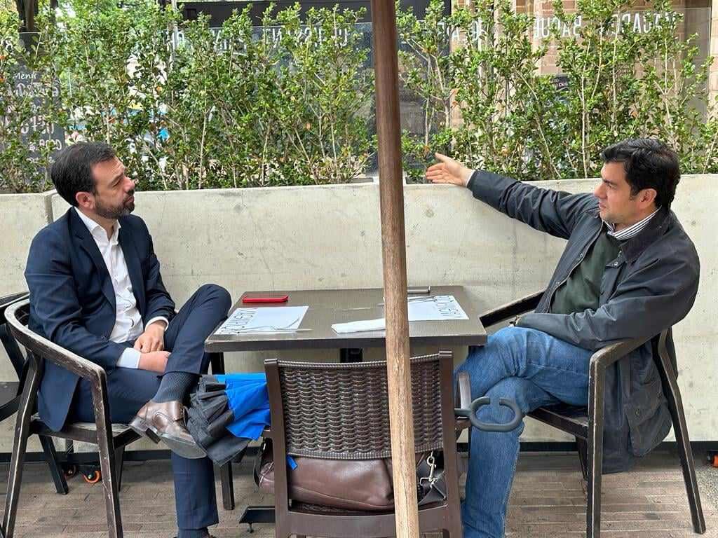 Carlos Fernando Galán y Rodrigo Lara