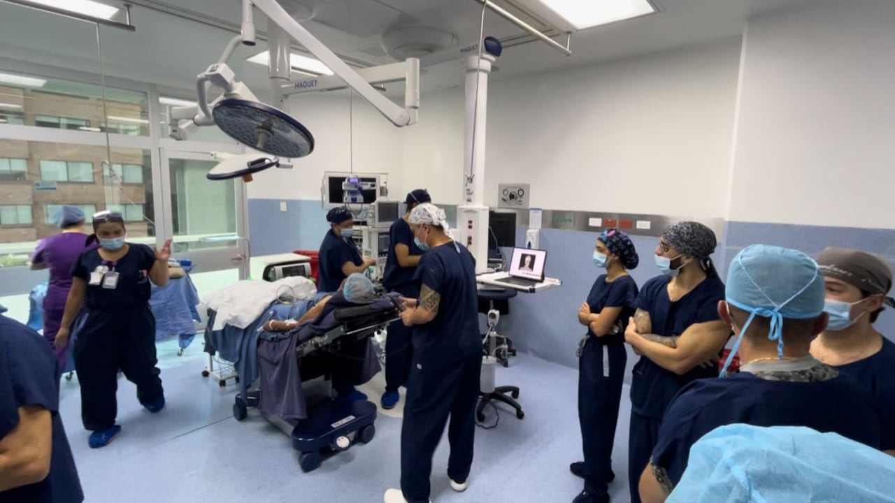 Cirugía de Sandra Milena en Medellín.