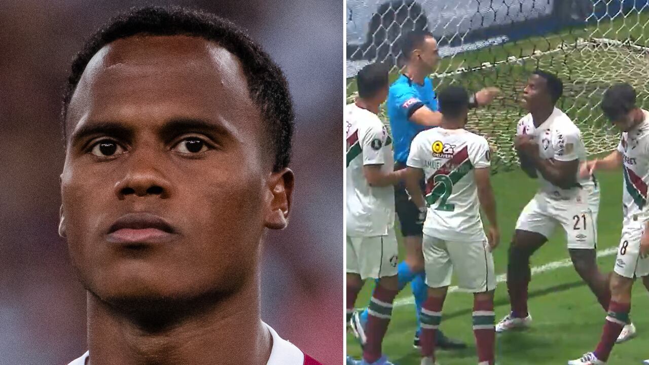 Jhon Arias no estuvo de acuerdo con la decisión de Roldán.