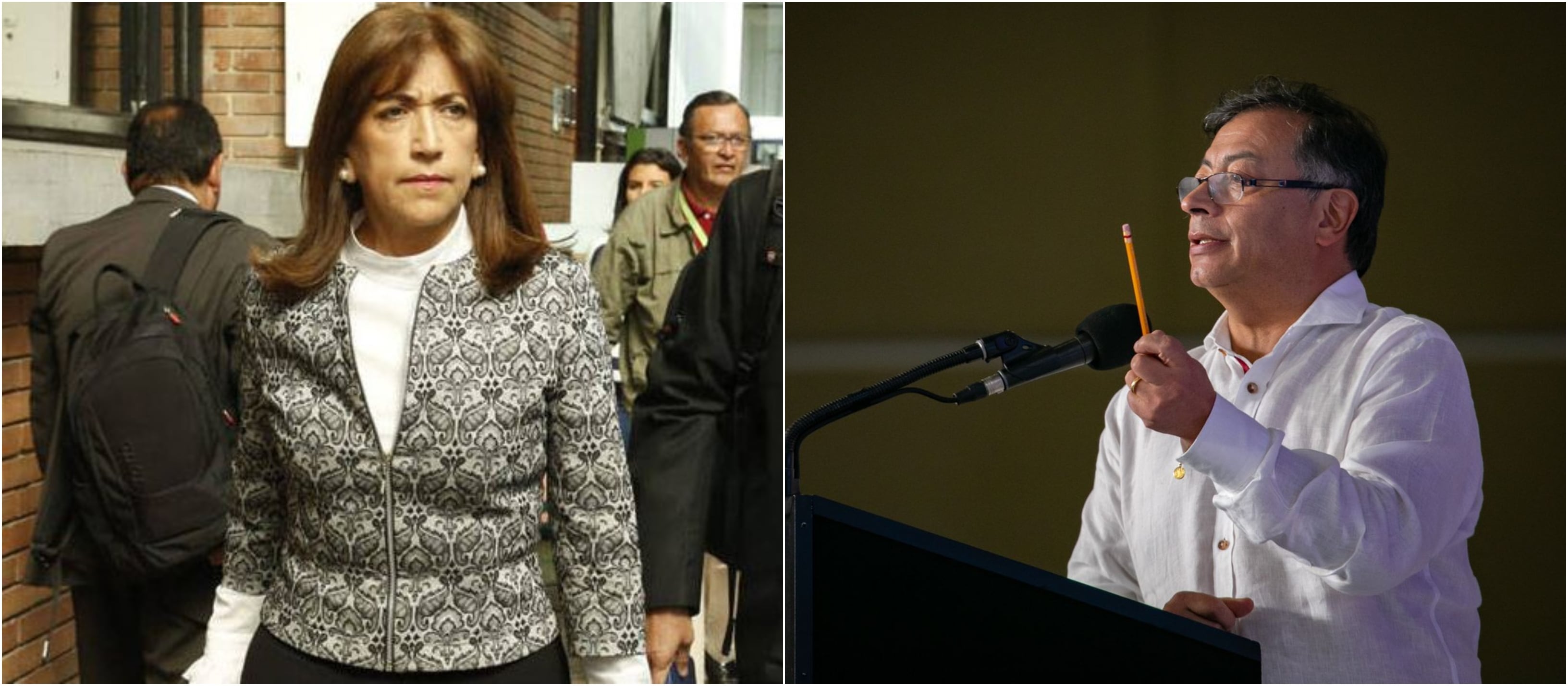 Presidente Petro y Martha Lucía ZamoraF