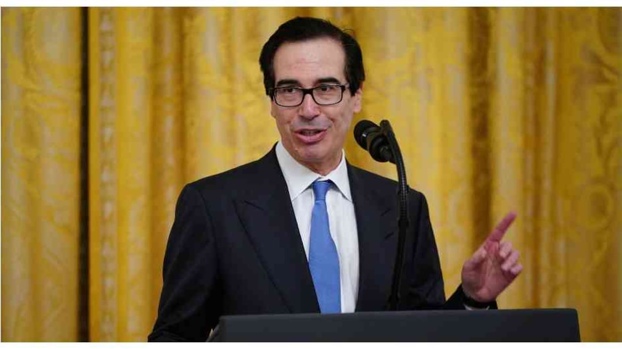 Steven Mnuchin, secretario del Tesoro de EE. UU. Foto: AFP