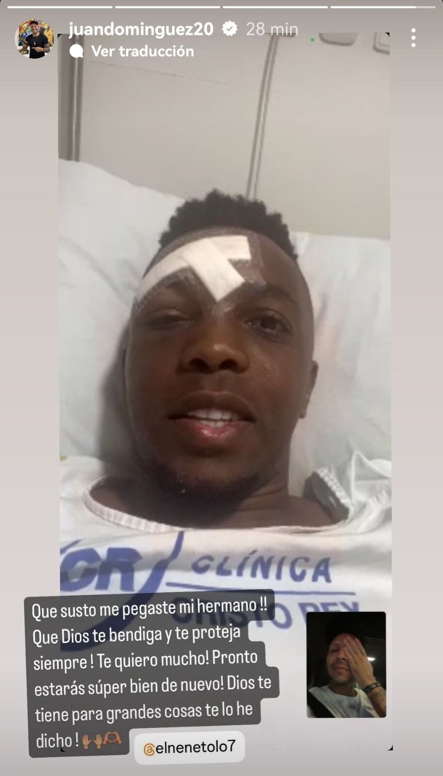 Edison Toloza sufrió grave accidente en Cali