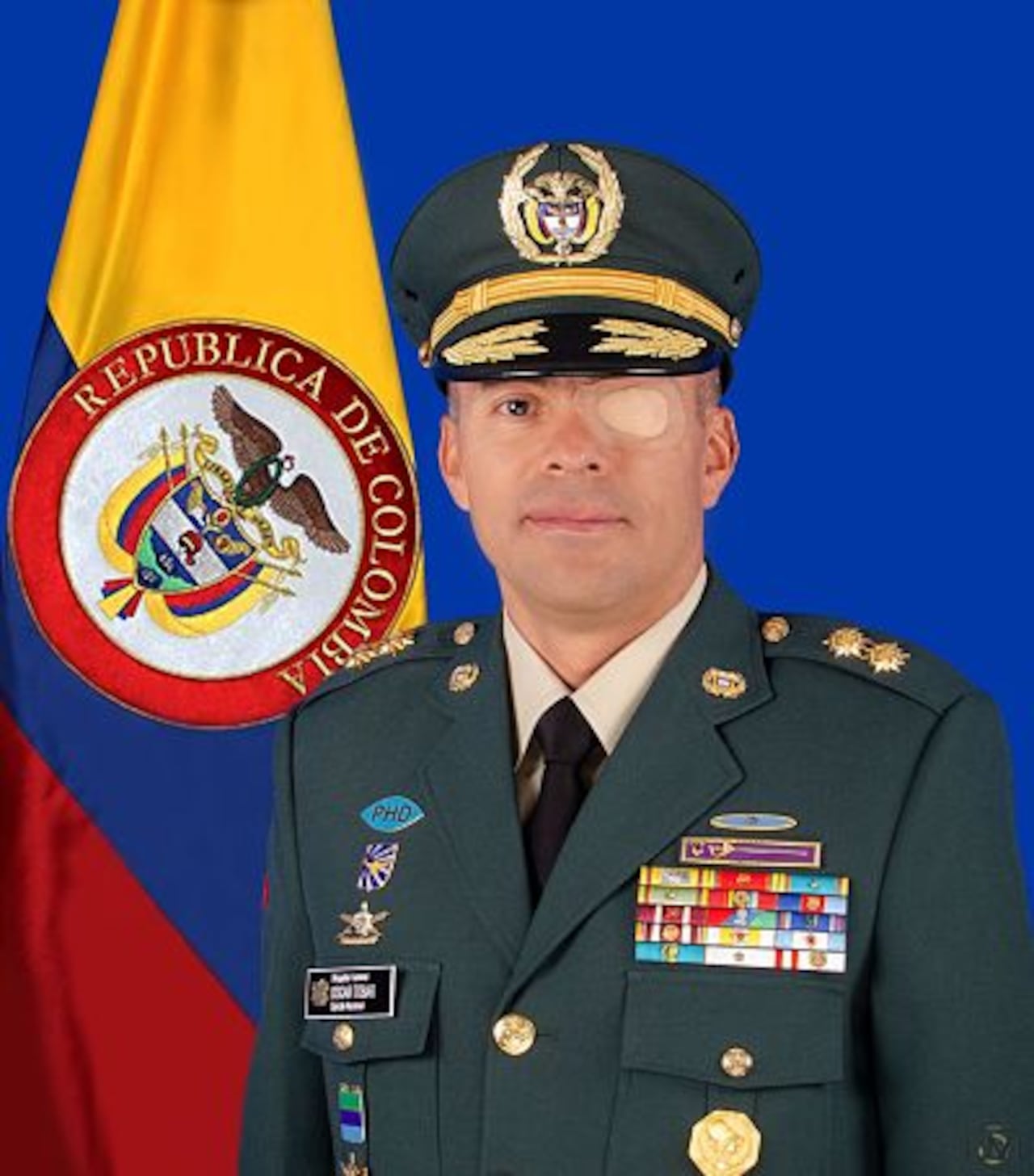 Jefe de Estado Mayor Generador de Fuerza, Brigadier General Oscar Alexander Tobar Soler