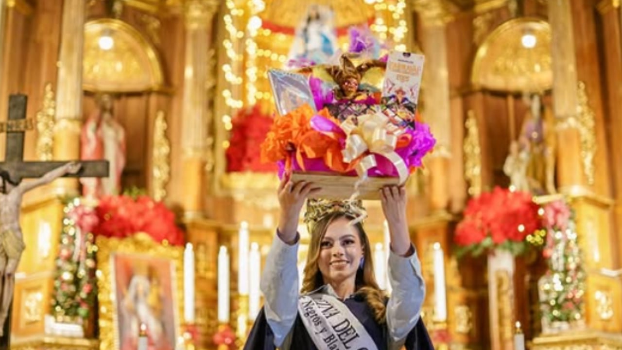 Con la ofrenda a la Virgen de las Mercedes, patrona de Pasto, empezó el Carnaval en su versión 2025