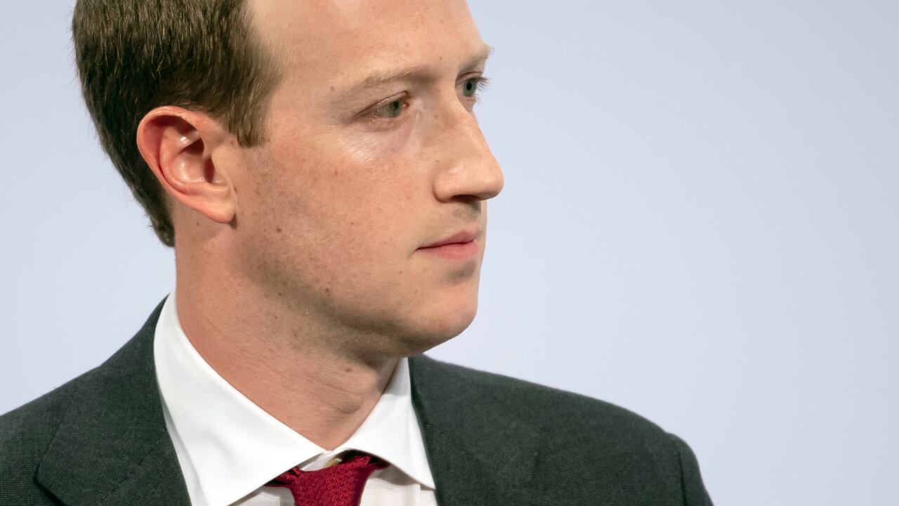 Mark Zuckerberg, el Cofundador de Facebook en un evento.