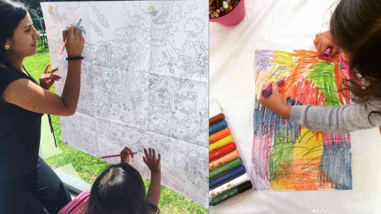 Nataly Betancur y su hija Emily