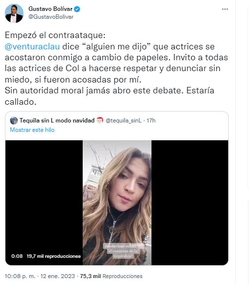 Así respondió Gustavo Bolívar a las acusaciones en su contra.