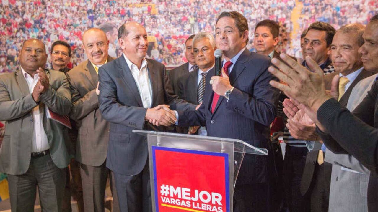 La adhesión de Luis Mendieta a Germán Vargas Lleras.