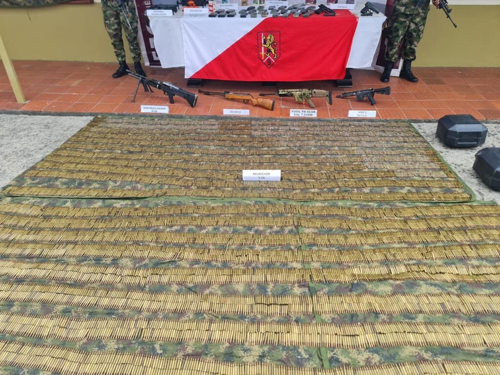 Los explosivos iban a ser utilizados para atacar a la población de Nariño