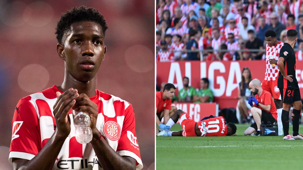 Yaser Asprilla recibió atención médica en el campo