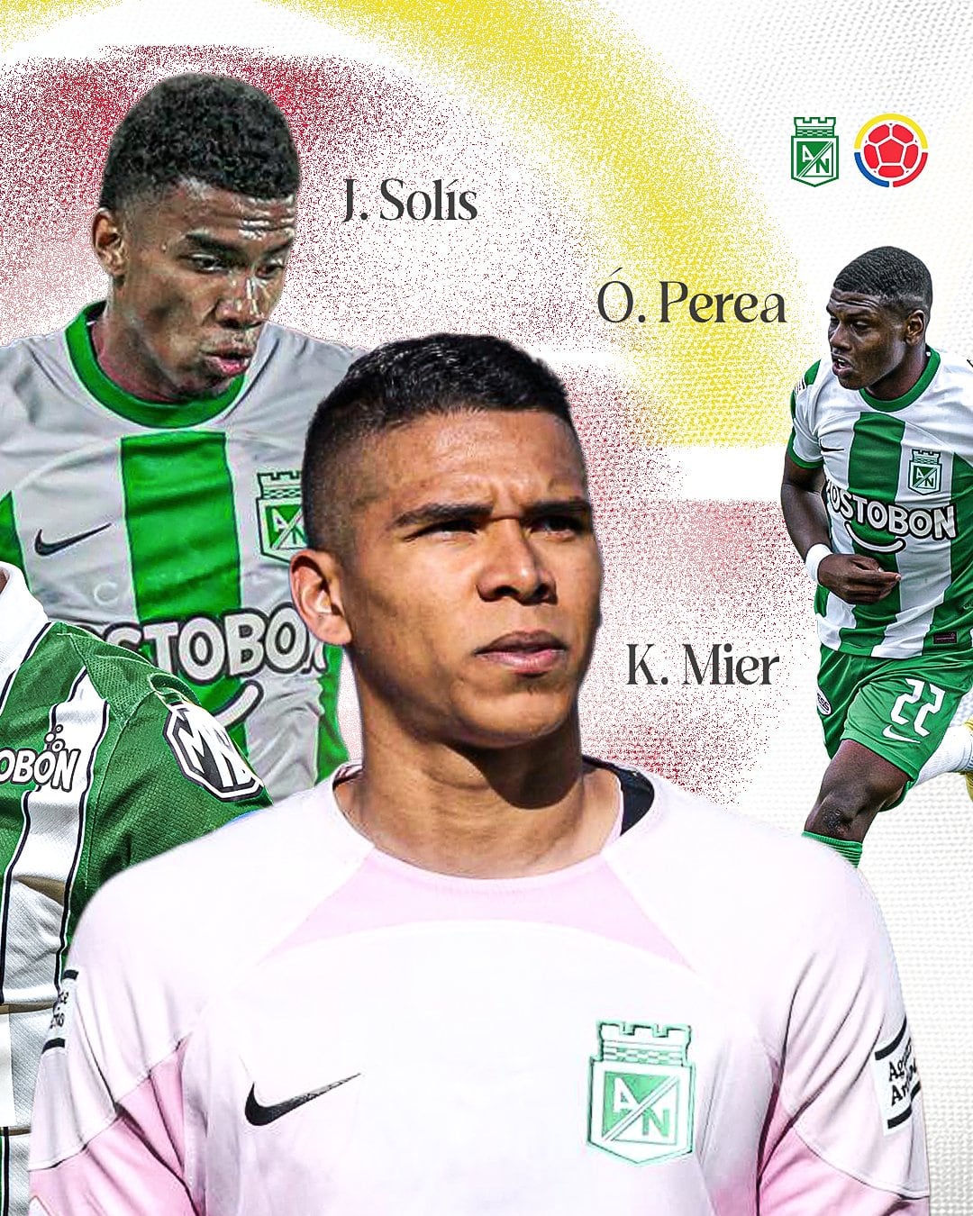 Jhon Solís, Kevin Mier y Óscar Perea
