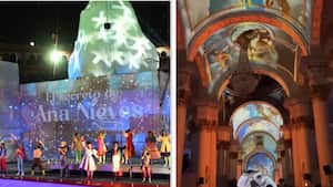 Caminar la Navidad por el centro de Bogotá