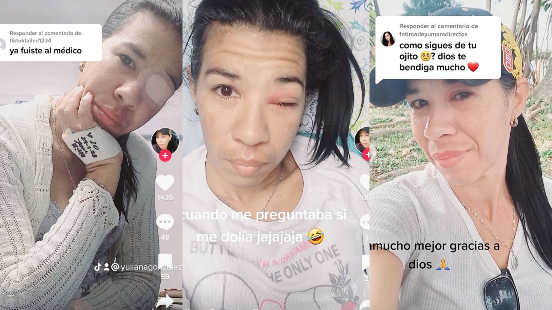 Proceso de recuperación de Yuliana González