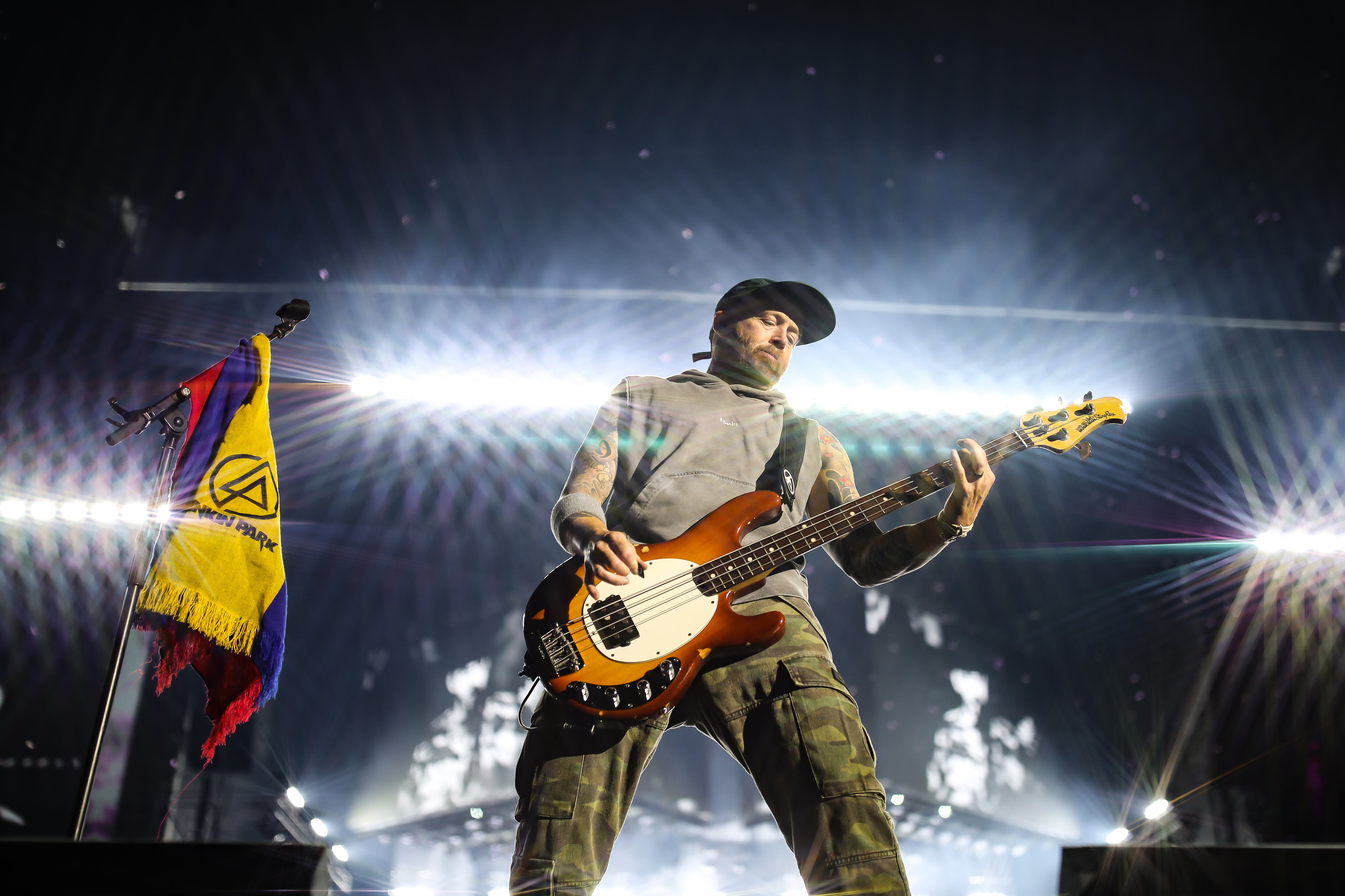 Linkin Park en el Vive Claro de Bogotá, el 25 de octubre de 2025.