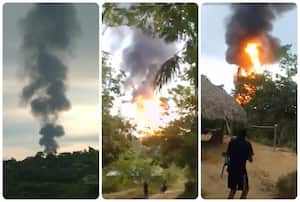 Erupción Volcán de lodo en San José de Mulatos