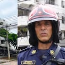 El sargento Luis Alfredo Jordan entregó detalles de la operación para retirar los cilindros de gas del edificio Archinie.
