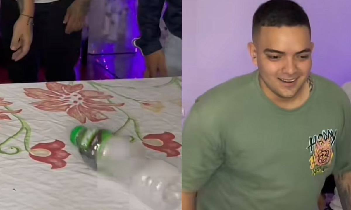 Una apuesta llevó a César a tatuarse algo inesperado