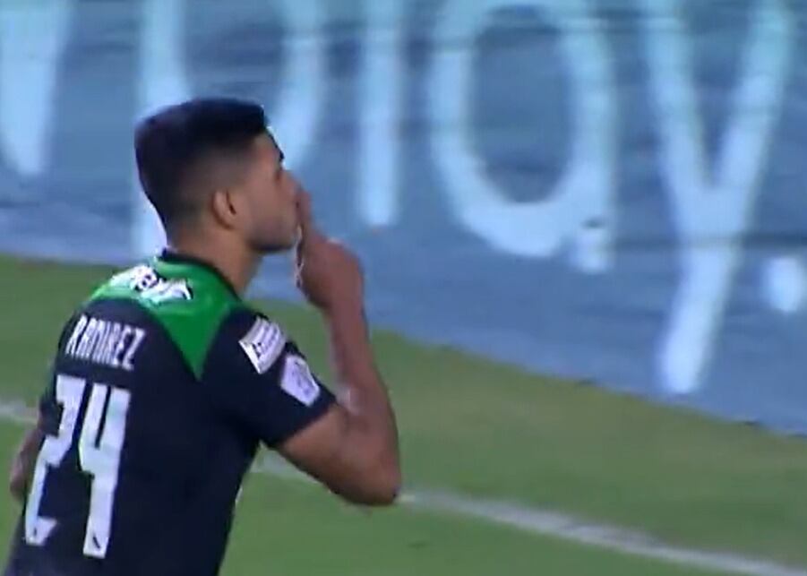 Eric Ramírez marcó el gol de Atlético Nacional.