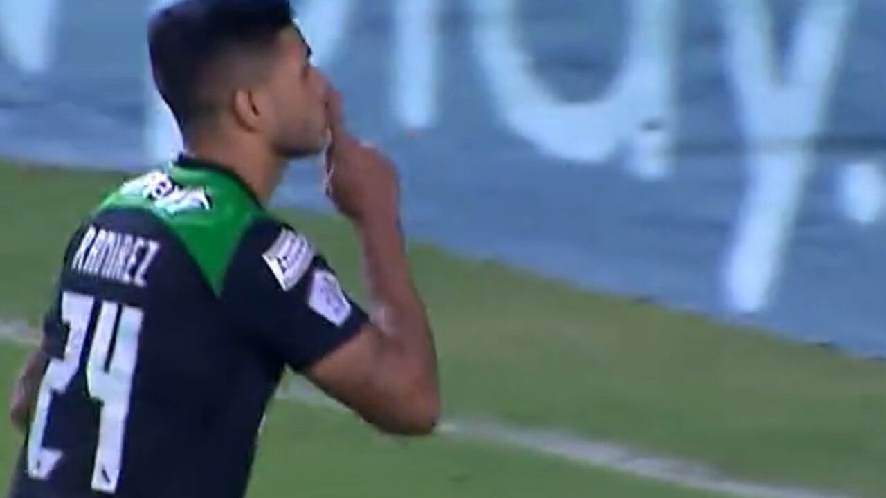 Eric Ramírez marcó el gol de Atlético Nacional.