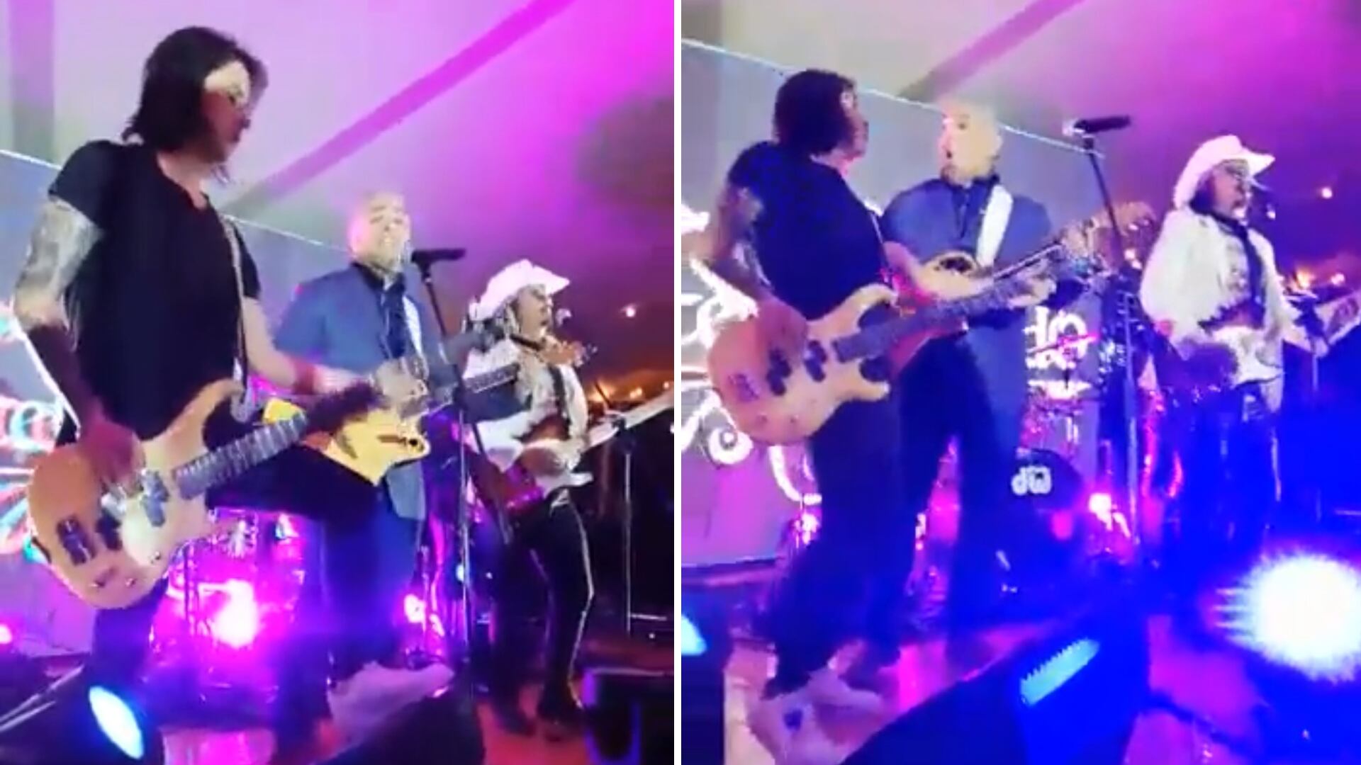 El expresidente Iván Duque estuvo celebrando en una tarima y con guitarra en mano en Chía, Cundinamarca.