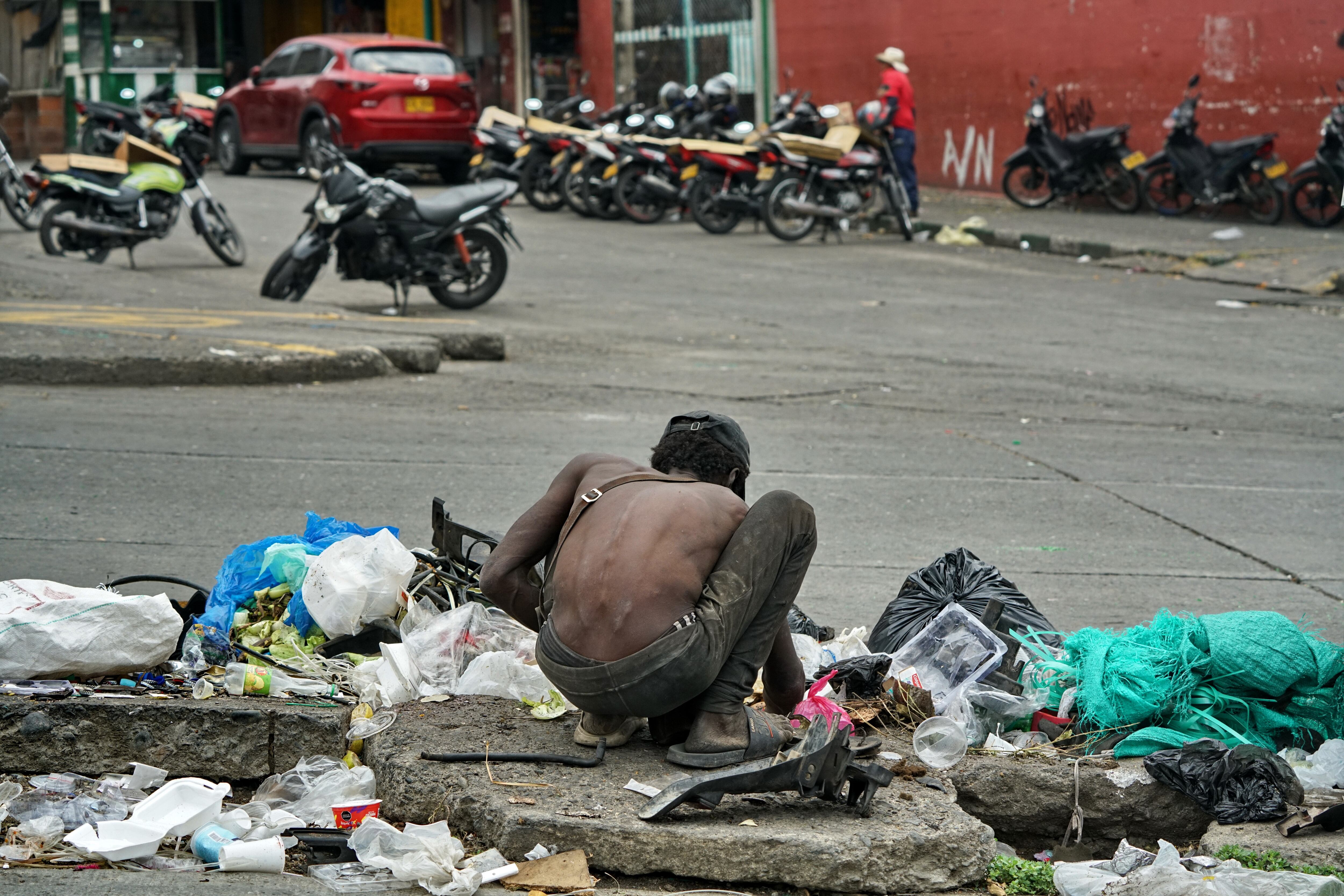 La indigencia se toma a Cali. Los habitantes de calle, se ven en toda la capital del Valle. 25 de agosto de 2025. Foto Jorge Orozco / El País