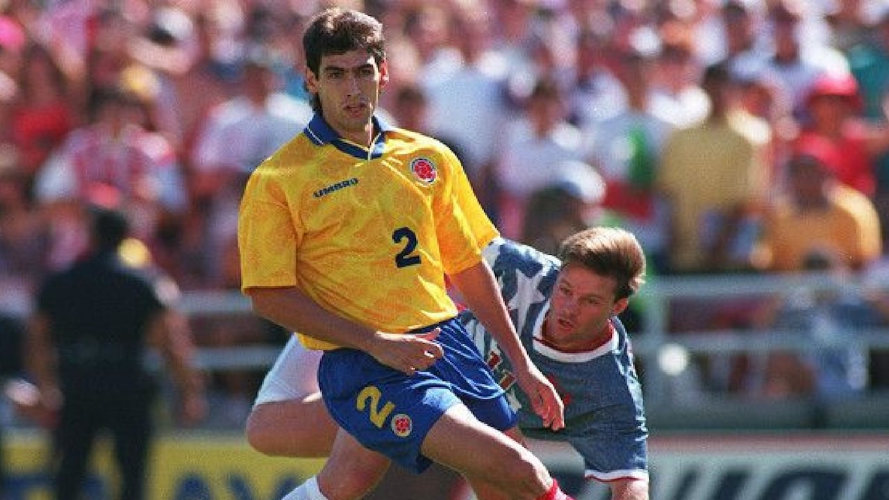 Andrés Escobar en el duelo contra Estados Unidos en 1994.