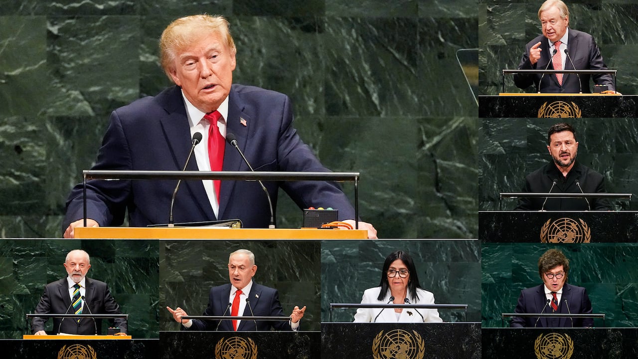 Trump, Lula, Zelenski, Netanyahu, Delcy Rodríguez, Milei y Guterres protagonizaron la Asamblea General de la ONU.
