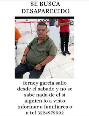 Ferney García, desaparecido en Cali.
