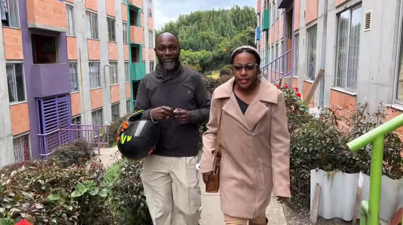 Sari Rosales y su papá Jaro Rosales.