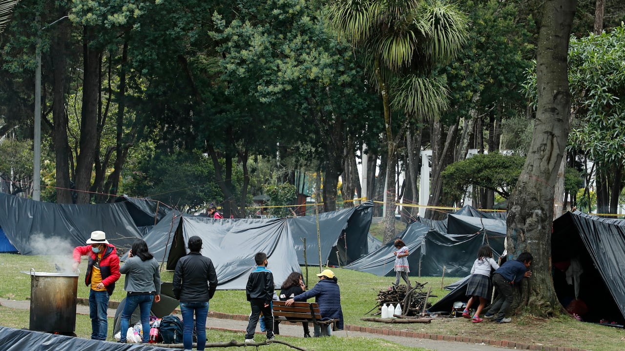El pueblo emberá ha estado en el Parque Nacional por cerca de ocho meses.