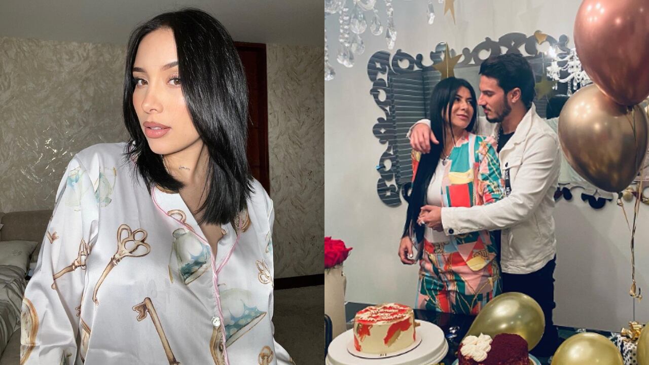 Luisa Fernanda W y Pipe Bueno junto a su mamá