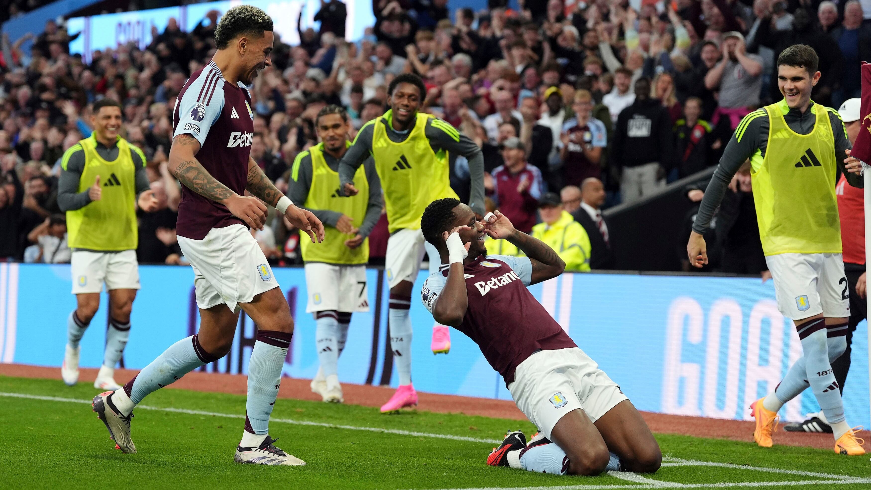 Jhon Durán - Aston Villa vs Everton - fecha 4 - Premier League