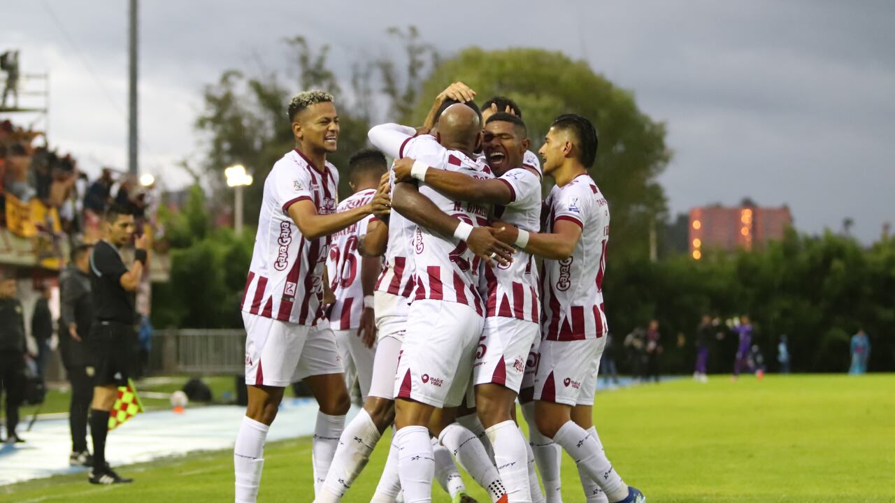 Imagen del partido entre Águilas Doradas y Deportes Tolima por la fecha 2 del cuadrangular del Grupo A del segundo semestre de la Liga colombiana 2023.