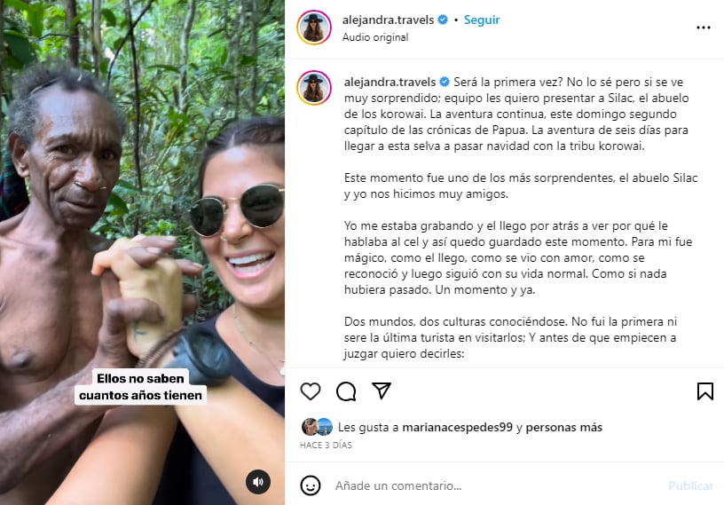 Silac, el abuelo de los korowai.