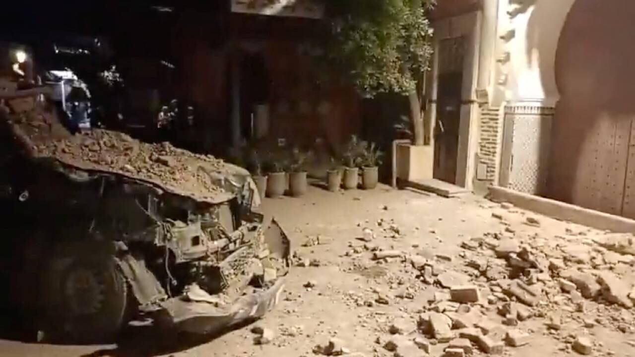 El movimiento telúrico en Marruecos se presentó casi sobre la medianoche de este viernes.