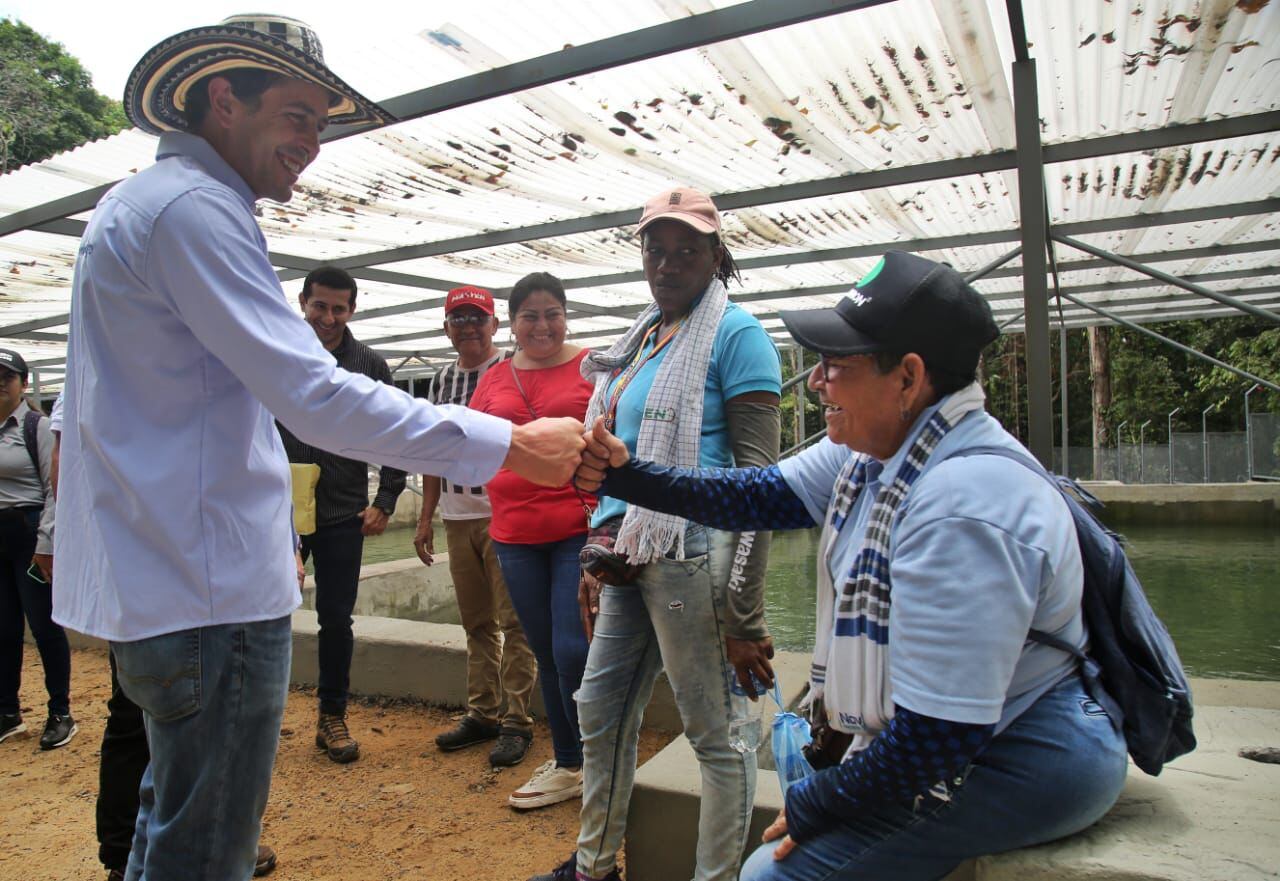 el acueducto de la vereda de Astilleros en El Zulia, Norte de Santander Foto: Prensa Min vivienda