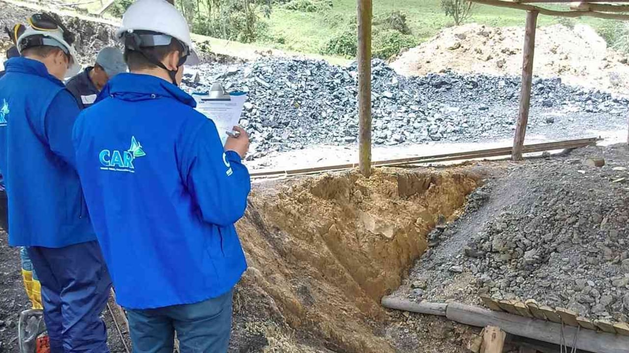 Las actividades no cumplían con los requisitos en materia ambiental. Foto: CAR