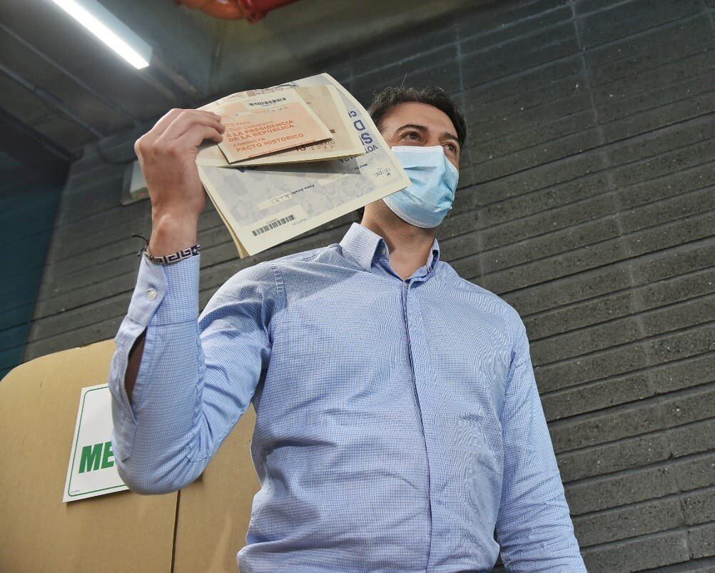 Daniel Quintero Calle en las elecciones del pasado 13 de marzo.