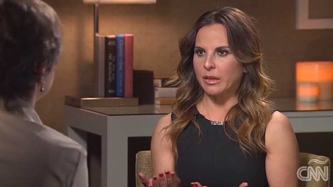 Kate del Castillo en entrevista con CNN en español.