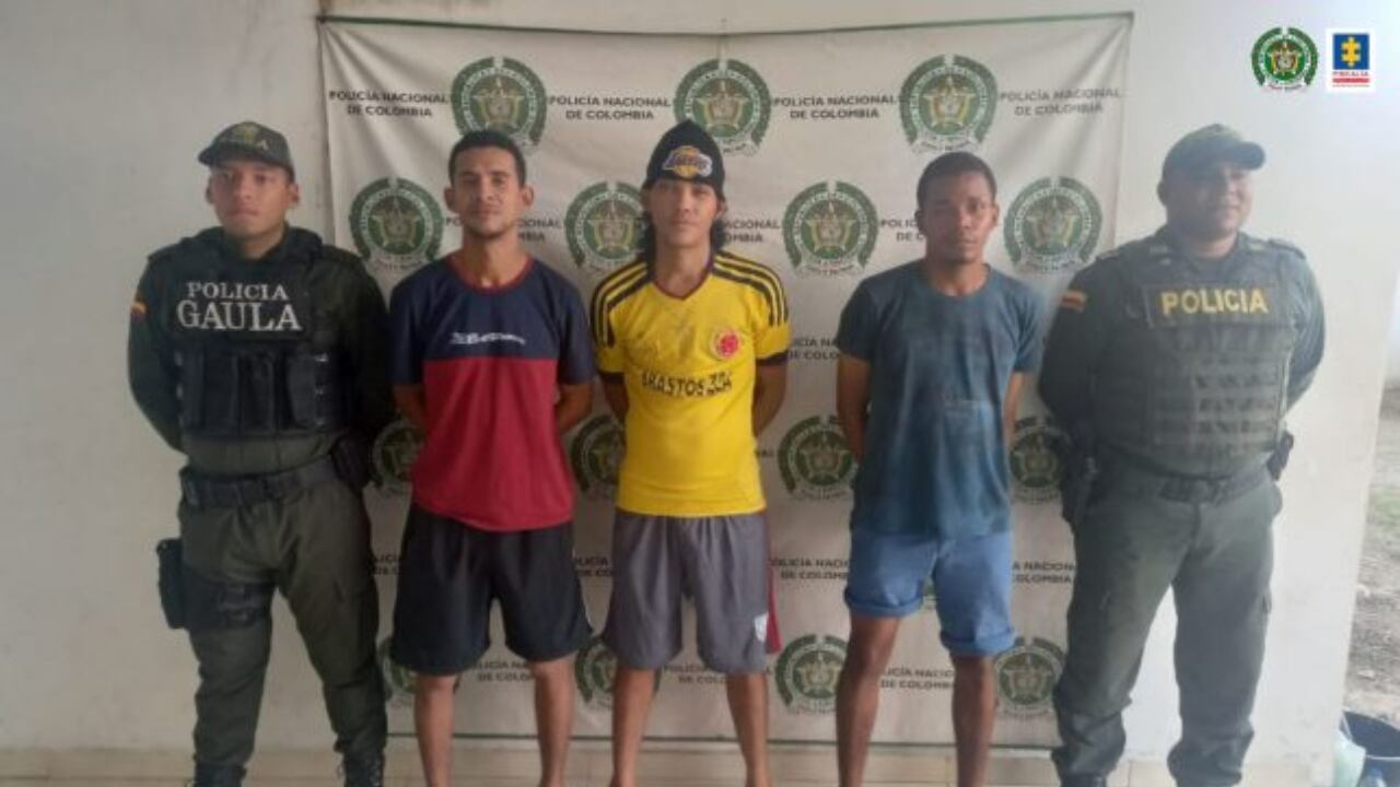 Cayeron tres miembros de la banda Los Caballeros, estructura criminal que estaría al servicio del Clan del Golfo