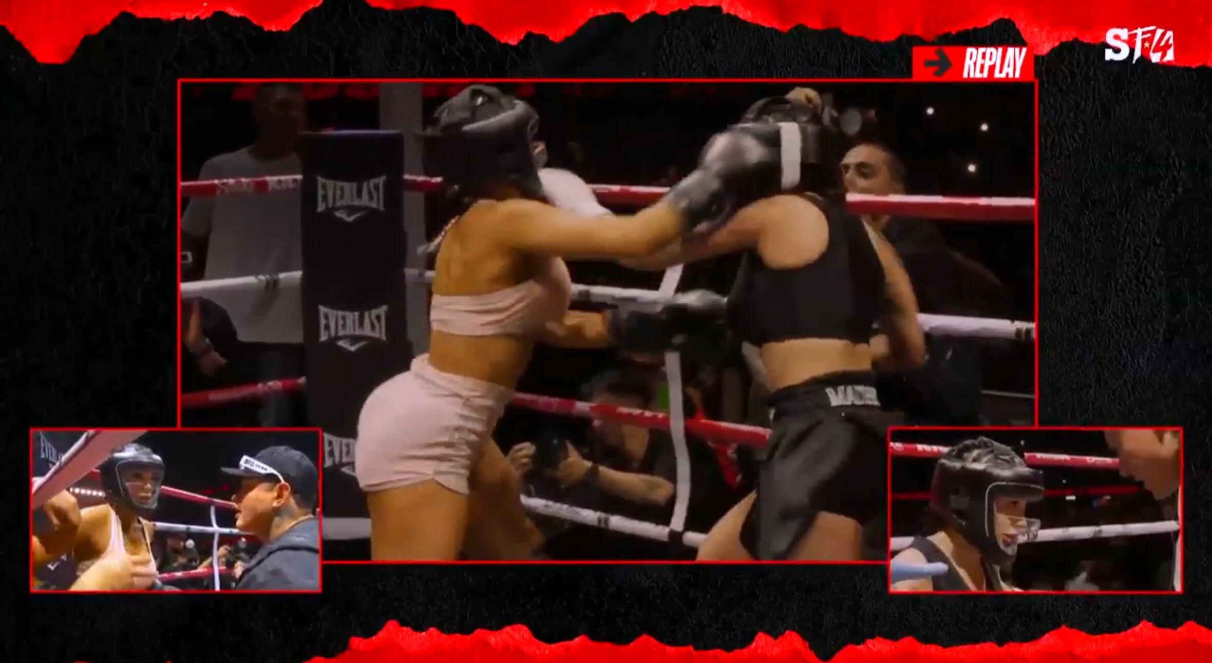 La colombiana y la mexicana se enfrentaron en el ring de boxeo de 'Stream Fighters 4'.