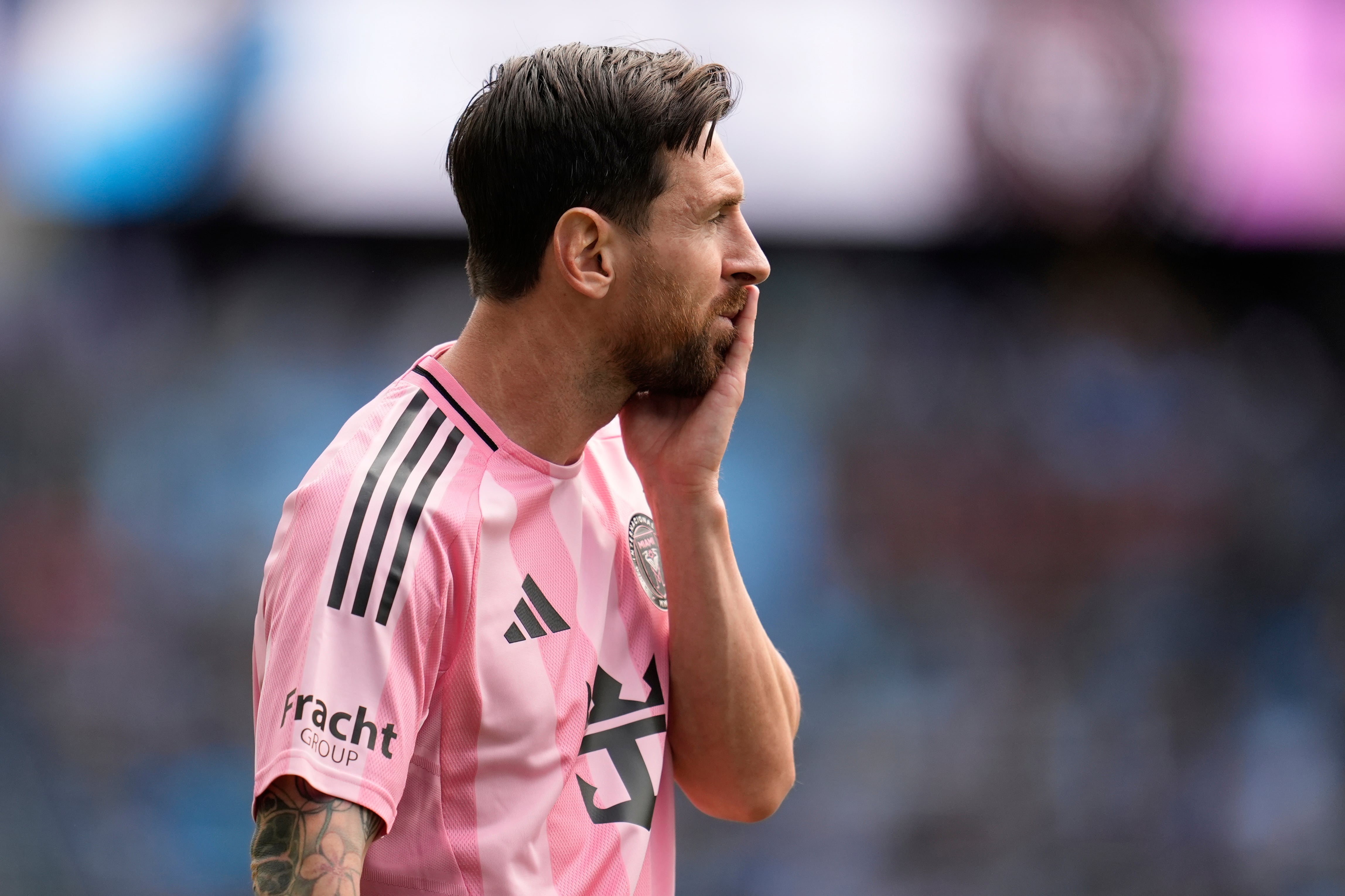 Messi no pudo evitar la derrota de su equipo ante Minnesota.