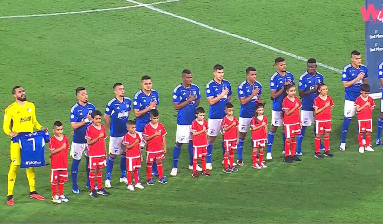 Álvaro Montero lideró las voces de aliento de Millonarios a Luis Díaz