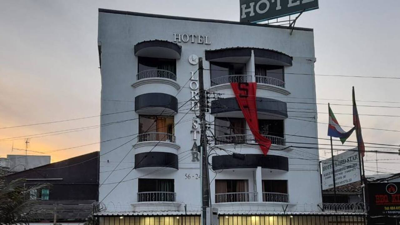 Hotel Lord Star, norte de Cali, fue el escenario de una fiesta sexual. Foto: cortesía